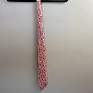 Pink Leopard Print Tie